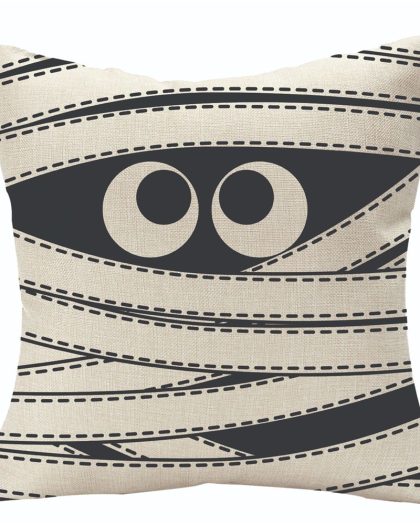 50*50cm New Linen Halloween Cushion Cover Throw Pillow Covers for Couch Decor